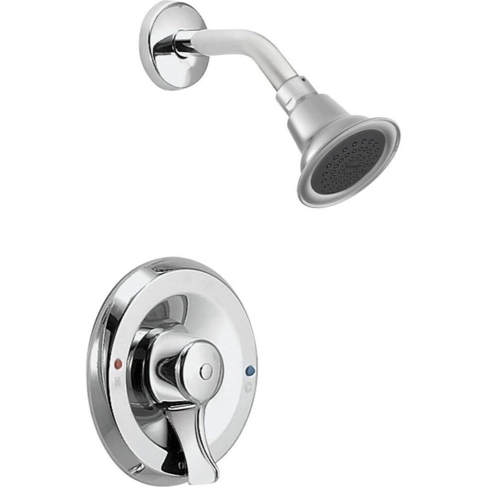 MOEN T8375EP15 Chrome Commercial Posi-Temp Shower Trim Only, 1.5 GPM